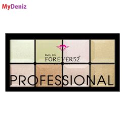 پالت هایلایتر هشت رنگ درخشان فوراور۵۲