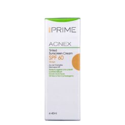 کرم ضد آفتاب پریم مناسب پوست چرب SPF60 رنگ بژ