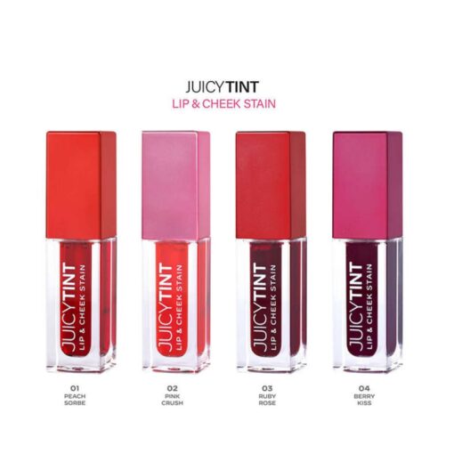 تینت لب و گونه گلدن رز JUICY TINT LIP & CHEEK STAIN GR