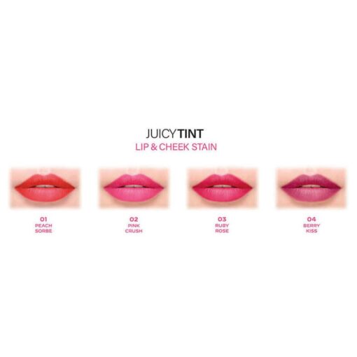 تینت لب و گونه گلدن رز JUICY TINT LIP & CHEEK STAIN GR