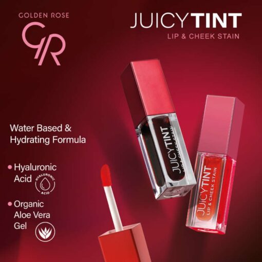 تینت لب و گونه گلدن رز JUICY TINT LIP & CHEEK STAIN GR